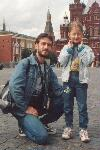 Мы с Викой в Москве на Красной Площади